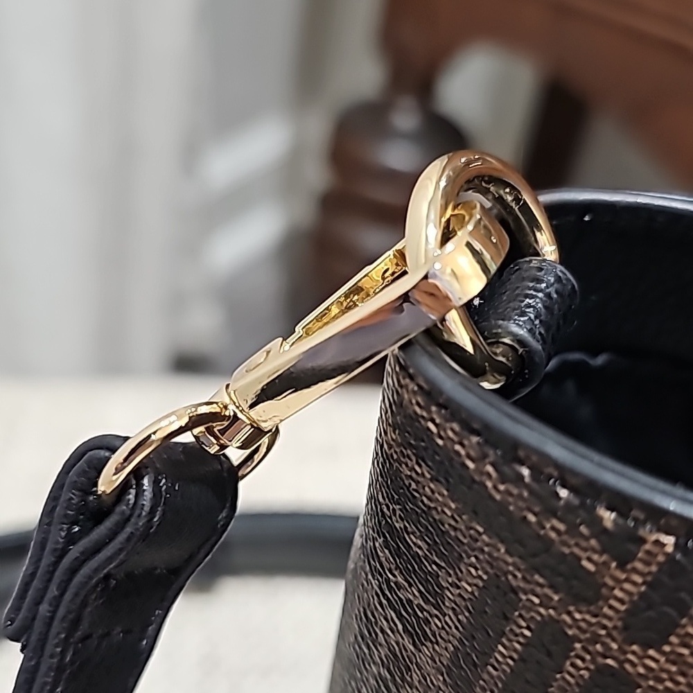 Anne Klein Logo Midi Satchel Black - Picture 6 of 15